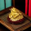 Fengshui Zhaocai полностью медная золотая жаба украшение сокровище золотая цикада трехногая жаба открытие магазина подарок бронзовые артефакты
