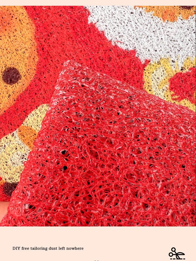 Мультяшный придверный коврик: Скребок для песка, износостойкий, противоскользящий, легко моющийся