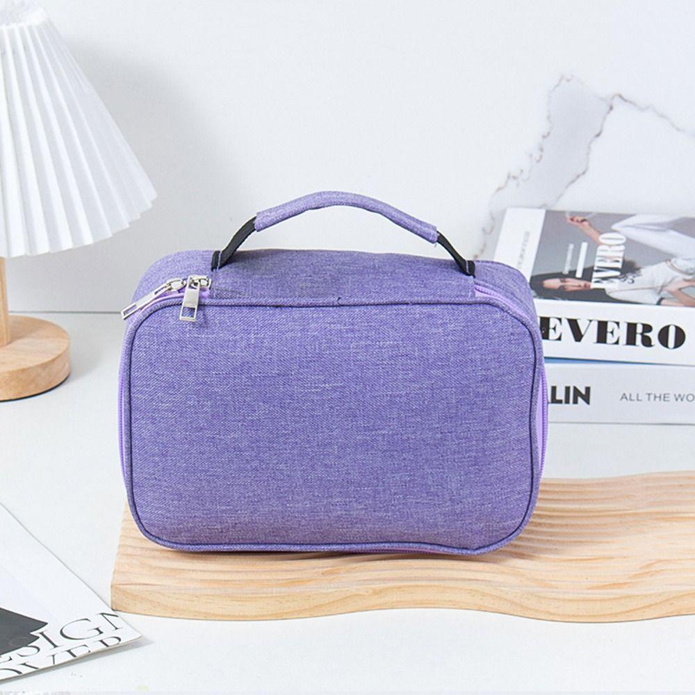 Aesthetic Art Storage Pen Case 72 Hole Oxford Cloth Pencil Case Porous Pencil Case School/Office