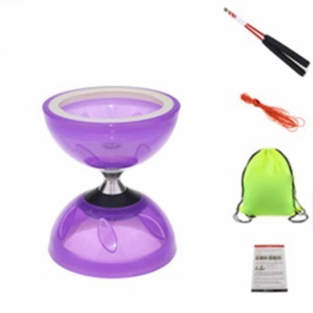 Bowl Shape Chinese Yo-yo Soft Mini Diabolo Chinese yoyo Set Body Building Chinese Diabolo Child