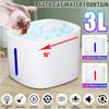 Automatic Water Dispenser for Pets 3L LED Water Level Display Noise-free Water Dispenser for Cats Dogs and Other Pets
