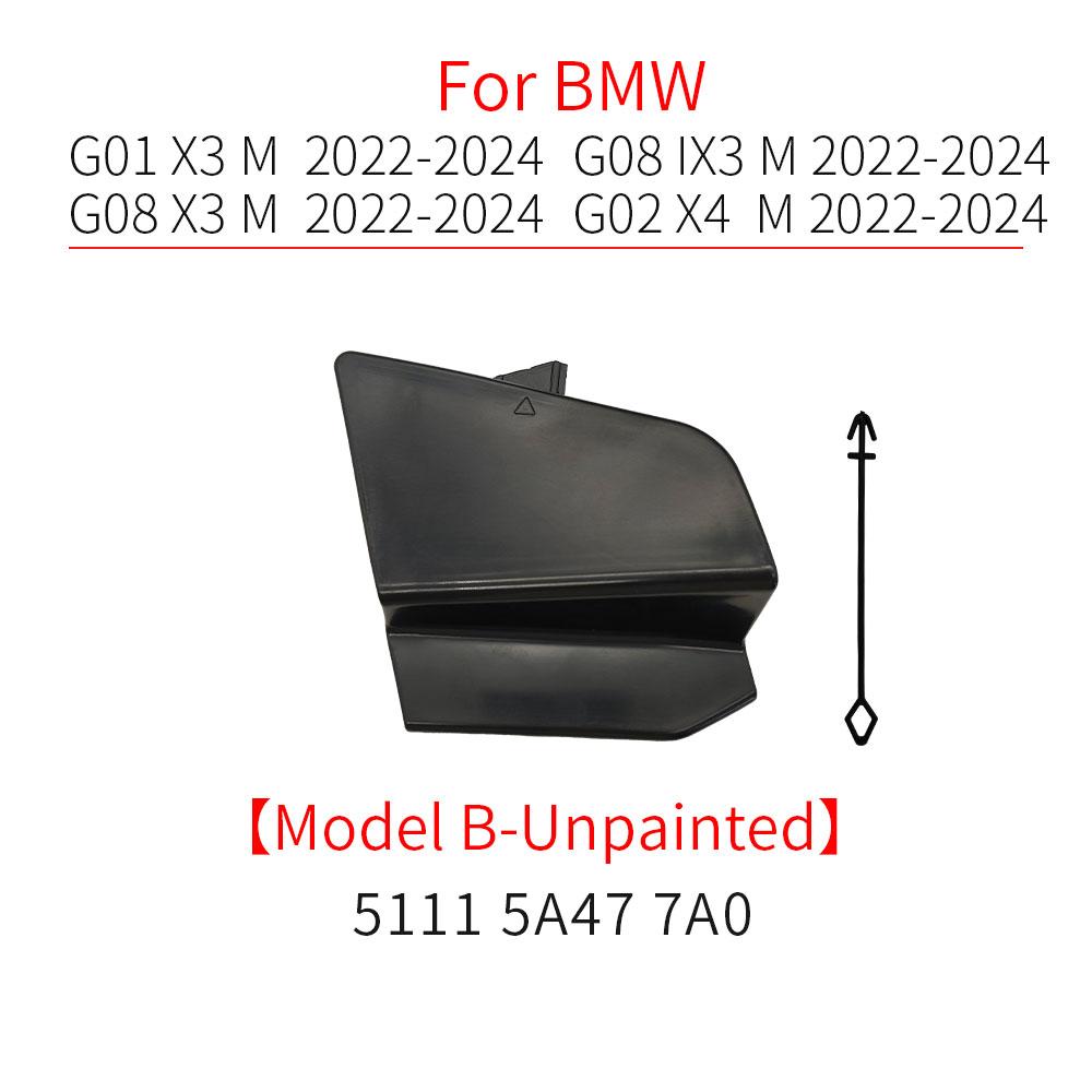 Для BMW G01 G02 M Sport Автомобиль Передний Бампер Крышка Заглушка Буксировочного Крюка Аксессуар Черный Для BMW X3 M X4 M Серии 2018-2024 51118064606