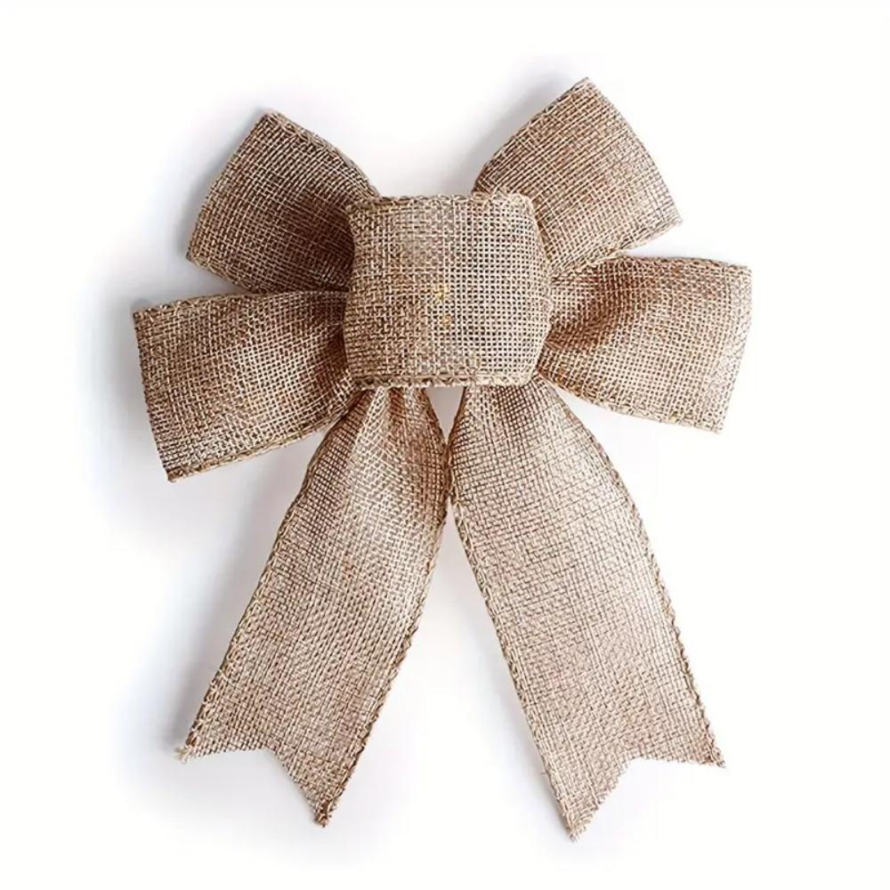 3 шт., Рождественский бант, Подвеска для украшения двери, Украшение для рождественской елки, Бант