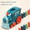 Domino Train for Kids Automatic Electric Laying Car Colorful Dominoes Set Educational Toys Blocks Gift for Boys Girls