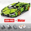 Mt Toys Новый высокотехнологичный гоночный автомобиль Lambor Sian FKP 37 Набор кубиков, совместимый с 42115 Технические строительные блоки, игрушки для детей, Рождество