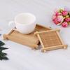 Bamboo Cup Mat Tea Accessories Table Placemats Coaster Home Kitchen Decor