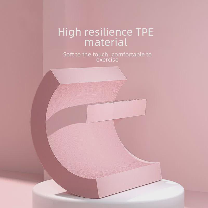 Высокоэластичная нескользящая балансировочная подушка: Утолщенный квадратный фитнес-наколенник с поддержкой брюшного колеса для домашних тренировок