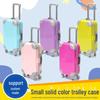 Compact Trolley Case: Portable Desktop Storage for Cosmetics, Eyelashes, and Ornaments – Large Capacity, Durable, Solid Color.