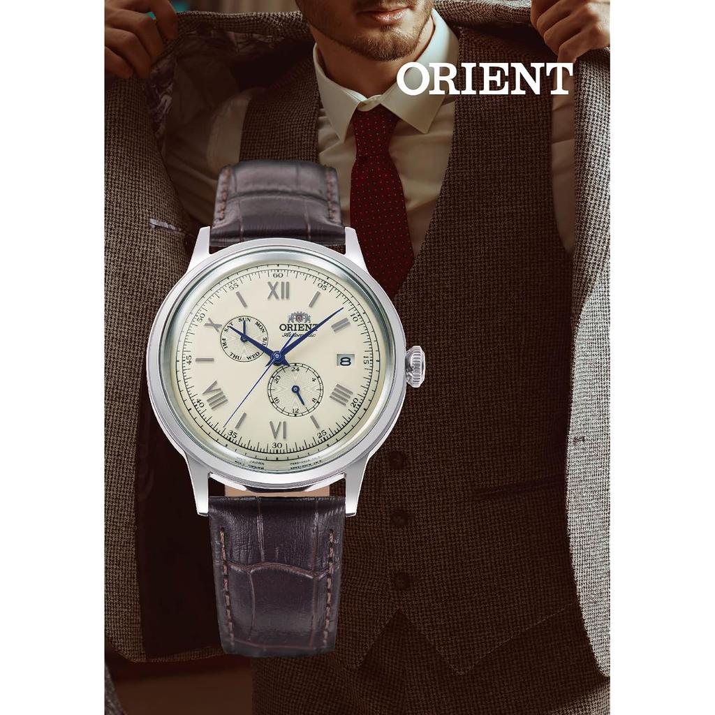 Orient Bambino Automatic Watch Mechanical Automatic RN-AK0701S Men's White Silver