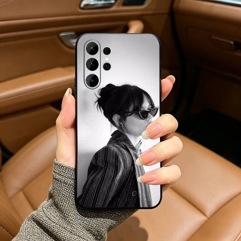 Actress J-Jenna-O- Ortega Phone Case For Samsung S25,S24,S21,S22,,Plus S23,S30,Ultra,S20,Fe,Lite,Black Soft Silicone