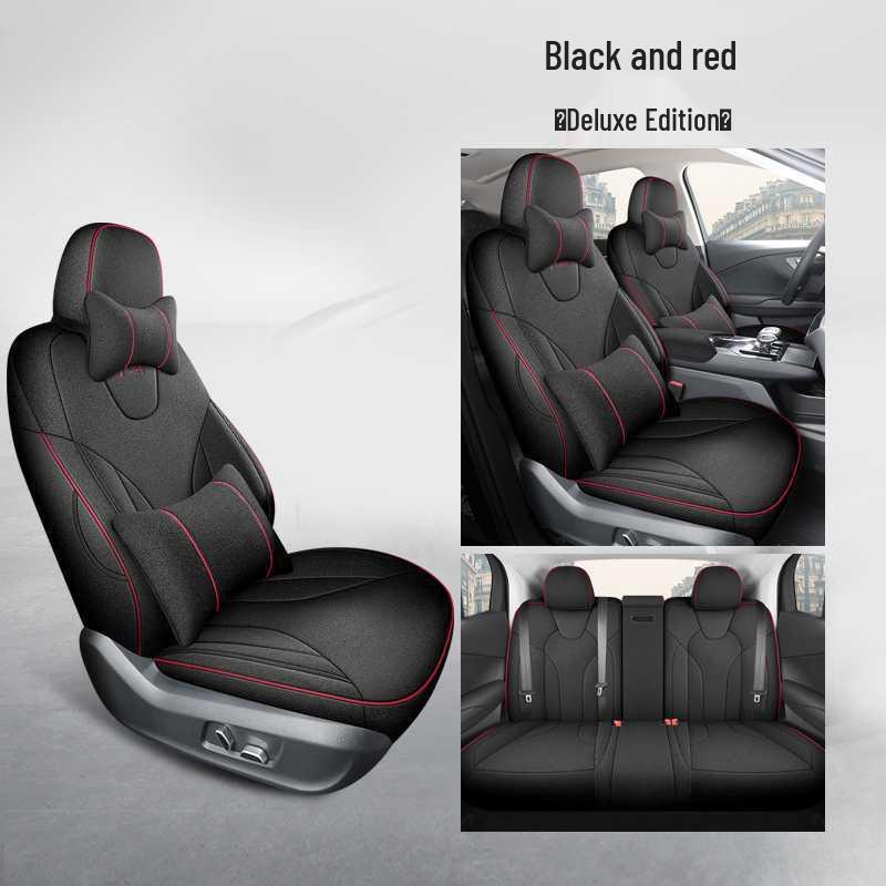 Всесезонные льняные чехлы на сиденья для Hongqi EQM5 Travel Edition EV
