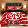 Custom Name Fsv Mainz Pattern Bedding Uilt Set Uilt Cover Pillowcase Home Decoration Birthday Gift(1*duvet Cover + 2*pillowcase Without Core)