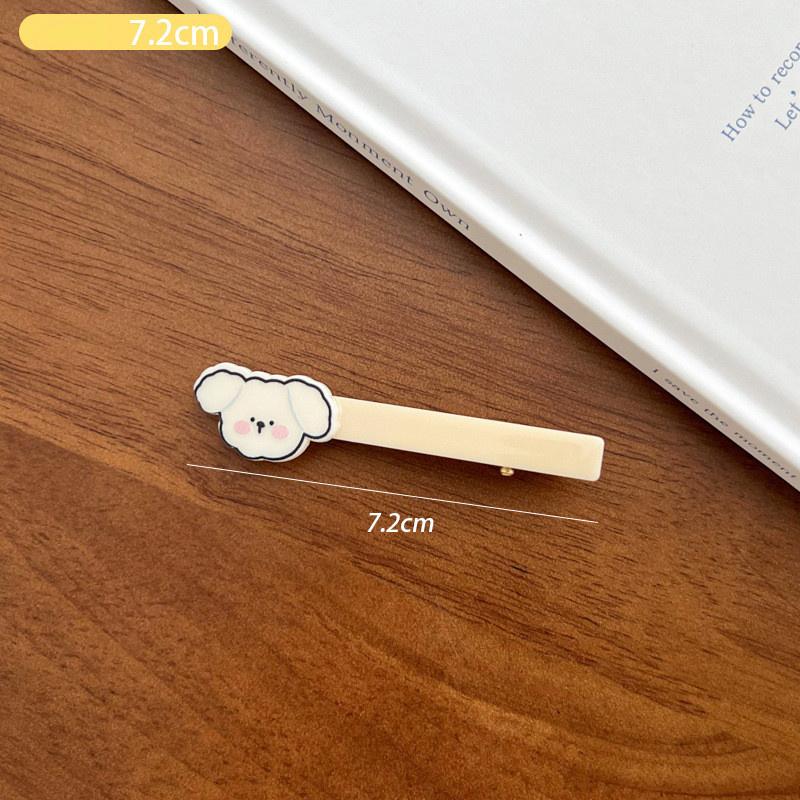 Cartoon Big Eyes Plush Ball Hairpins for Women Girls Funny Rainbow Color Ugly Doll Bangs Side Duck Bill Clips Barrettes Headwear