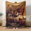 1pc Flannel Blanket, Fantasy,Adventure,Magic Pattern Printed Blanket, Sofa Bed Sofa Car Office Camping Travel Warm And Comfortable Soft Blan
