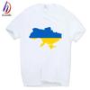 Men Print Ukraina Bayrog'i Moda Futbolka O-bo'yin Qisqa yenglar Ukraina Vatanparvarligi Milliy Gerb T