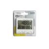 DC102 Digital Thermo-Hygrometer with Clock & Comfort Smile, Indoor Temperature Humidity Monitor - Desk/Wall Mount