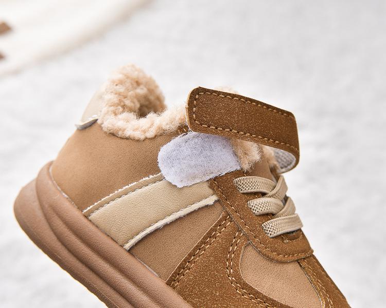 Детские водонепроницаемые зимние кроссовки и сноубутсы на флисовой подкладке