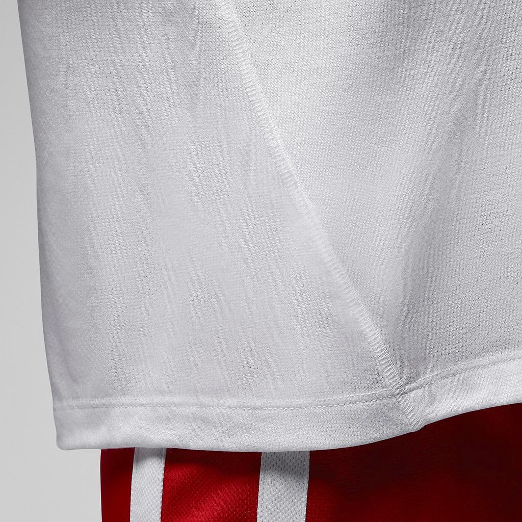 Jordan Свободная быстросохнущая футболка с коротким рукавом и логотипом Sport, женские топы белого цвета FN5117-100