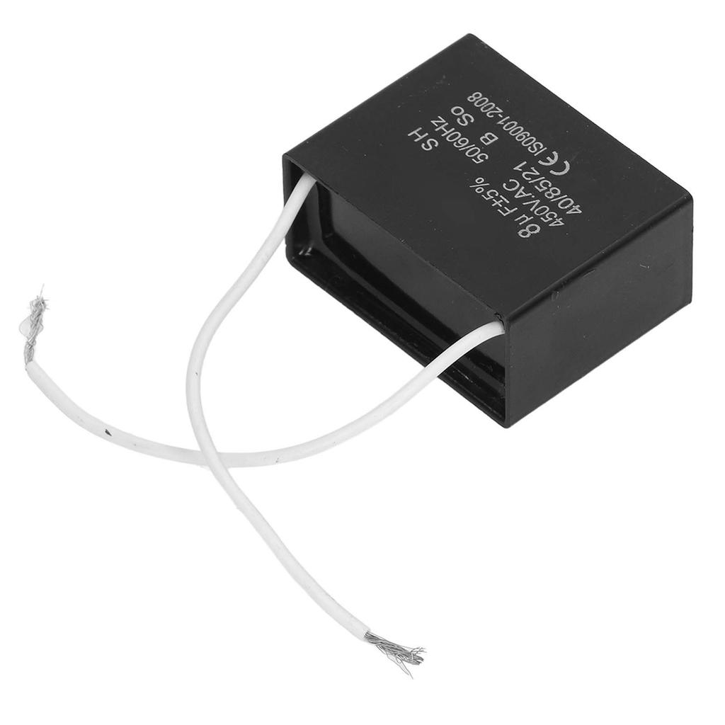 8 микрофарад Пусковой конденсатор генератора Конденсатор для работы двигателя вентилятора Конденсатор для работы кондиционера 450 В переменного тока