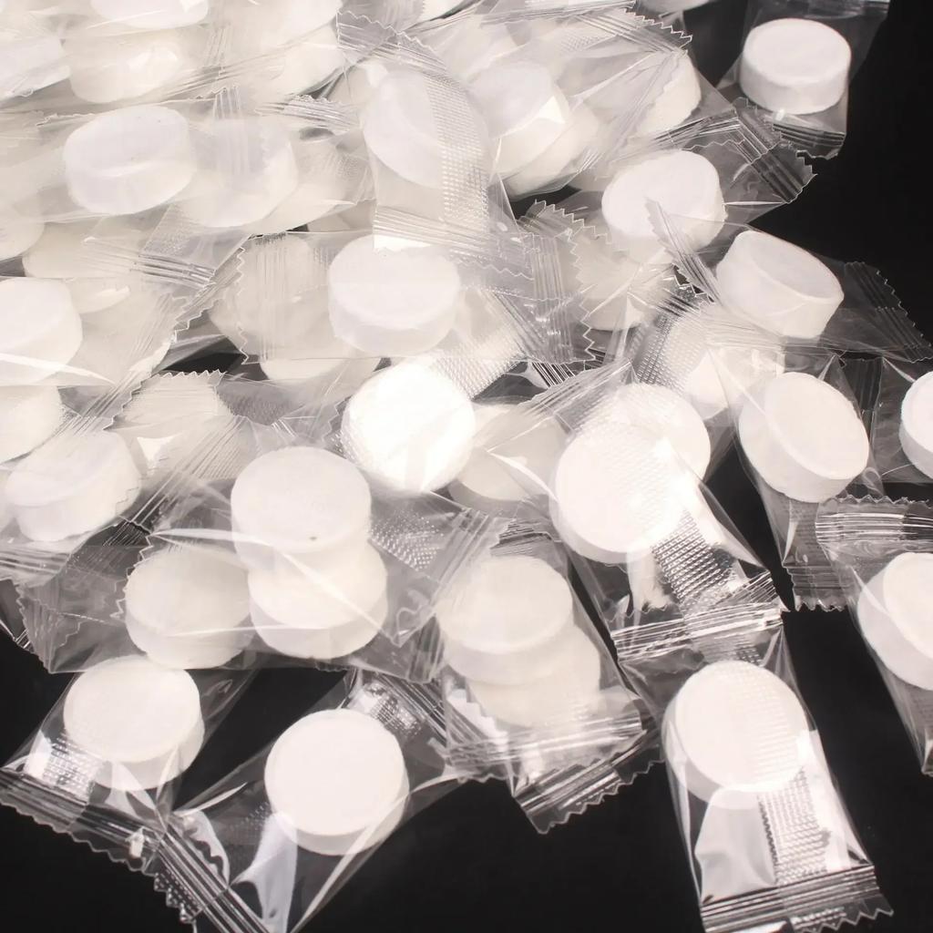 New 10/100pcs Portable Compressed Towel Disposable Face Cleaning Soft Compressed Hand Wipe Towel Non-Woven Makeup Wipes