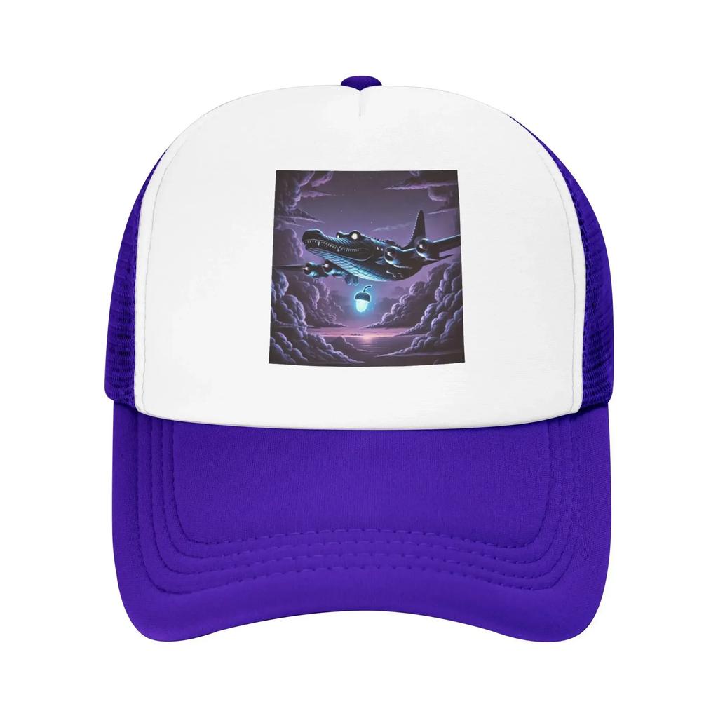 Flying Crocodile Bombardino Bring You Light Hiking Mesh Baseball Caps Women Funny Male Beach Coquette Hat Running Trucker Cap