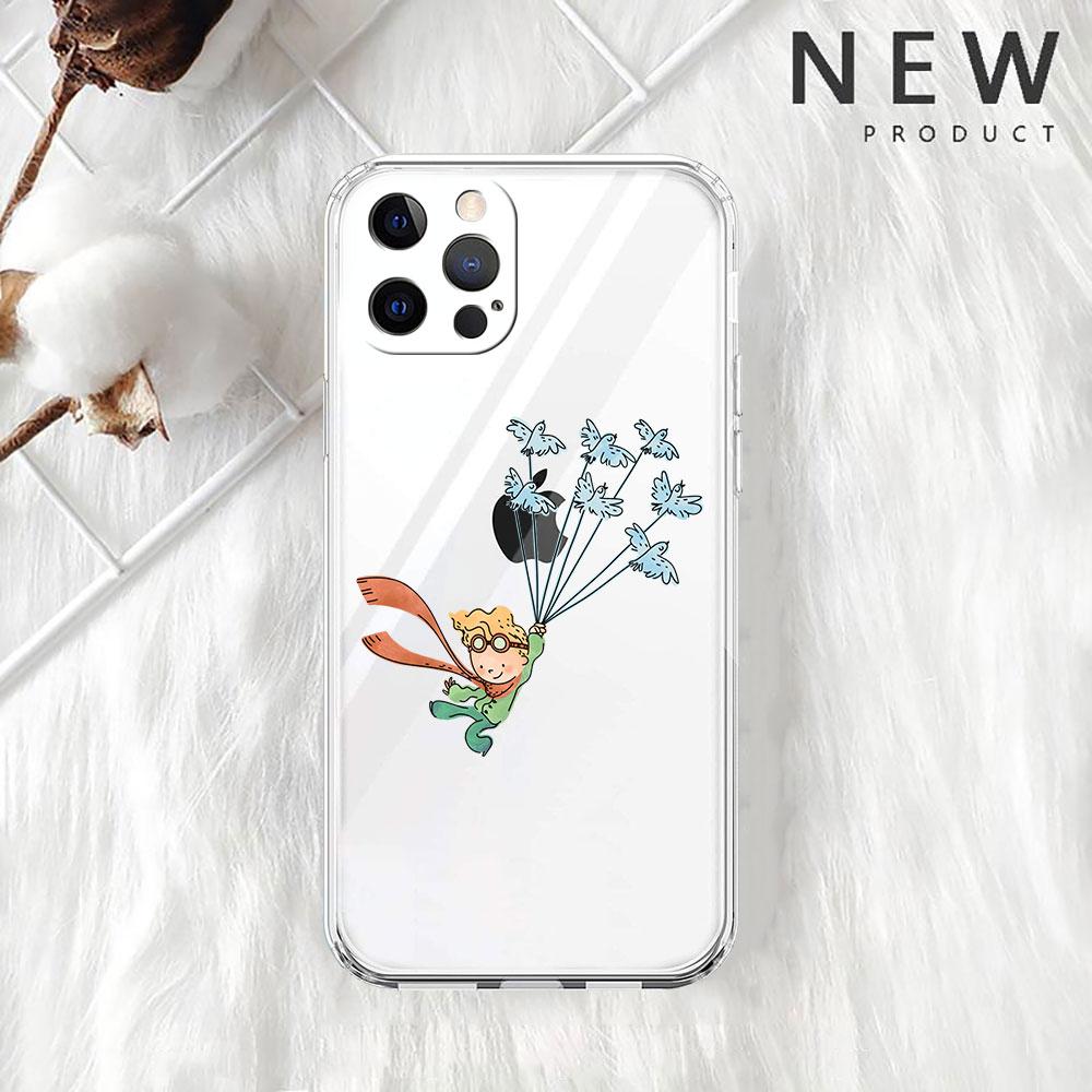 Чехол для Apple iPhone 14 13 Pro Max 11 12 Mini SE 7 8 Plus X XS XR 6 6S Прозрачный силиконовый чехол из ТПУ для телефона с рисунком «Маленький принц»