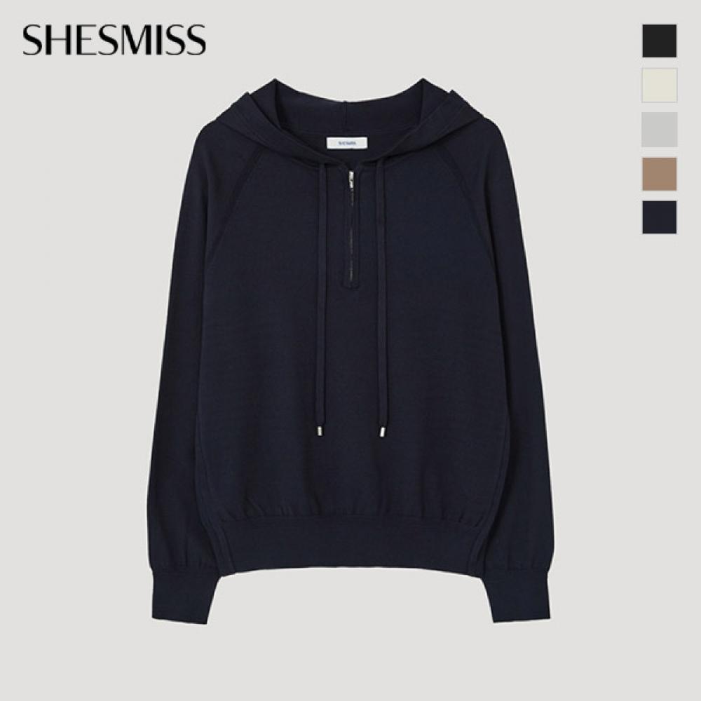  Shs Miss Hoodie Полумолния Вязаный свитер Sskpop12700