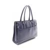 Used Salvatore Ferragamo Gancini Handbag 21 0017 leather Navy Used Women