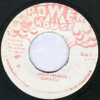 7-дюймовая пластинка SUPER CAT - Under Pressure НЕТ Power House Ямайка Регги, Ска и Даб Б/У