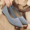 Ladies Casual Slip-on Flats Shoes Breathable Mesh Shallow Soft Sole Walking Loafers Footwear