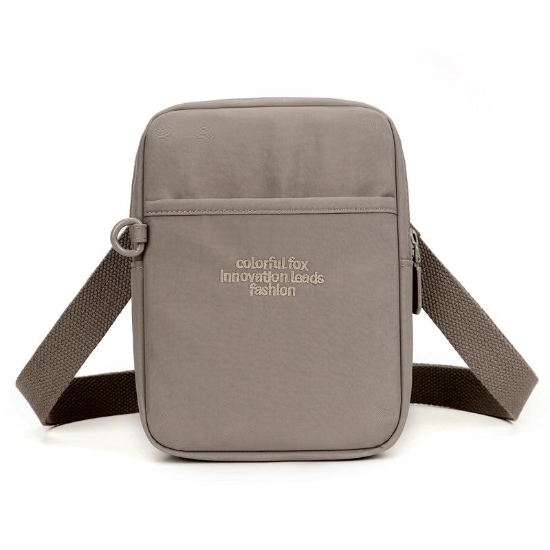 Летняя сумка-мессенджер маленькая портативная сумка для мобильного телефона с большим экраном простая и универсальная маленькая сумка для прогулок нейлон