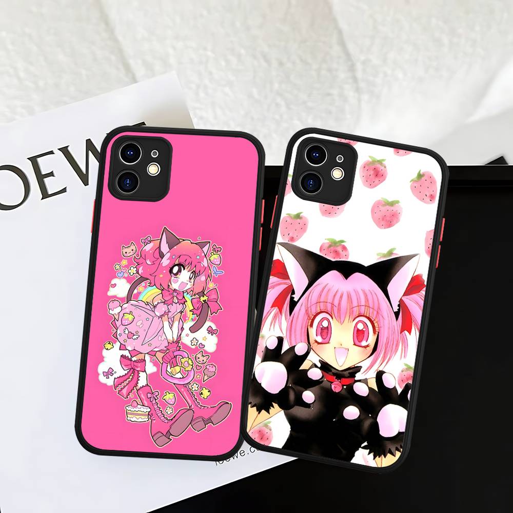 Чехол для телефона Tokyo Mew Mew Аниме для IPhone 16e 16 15 14 13 12 11 Pro Max X XS Max Plus Матовый Прозрачный
