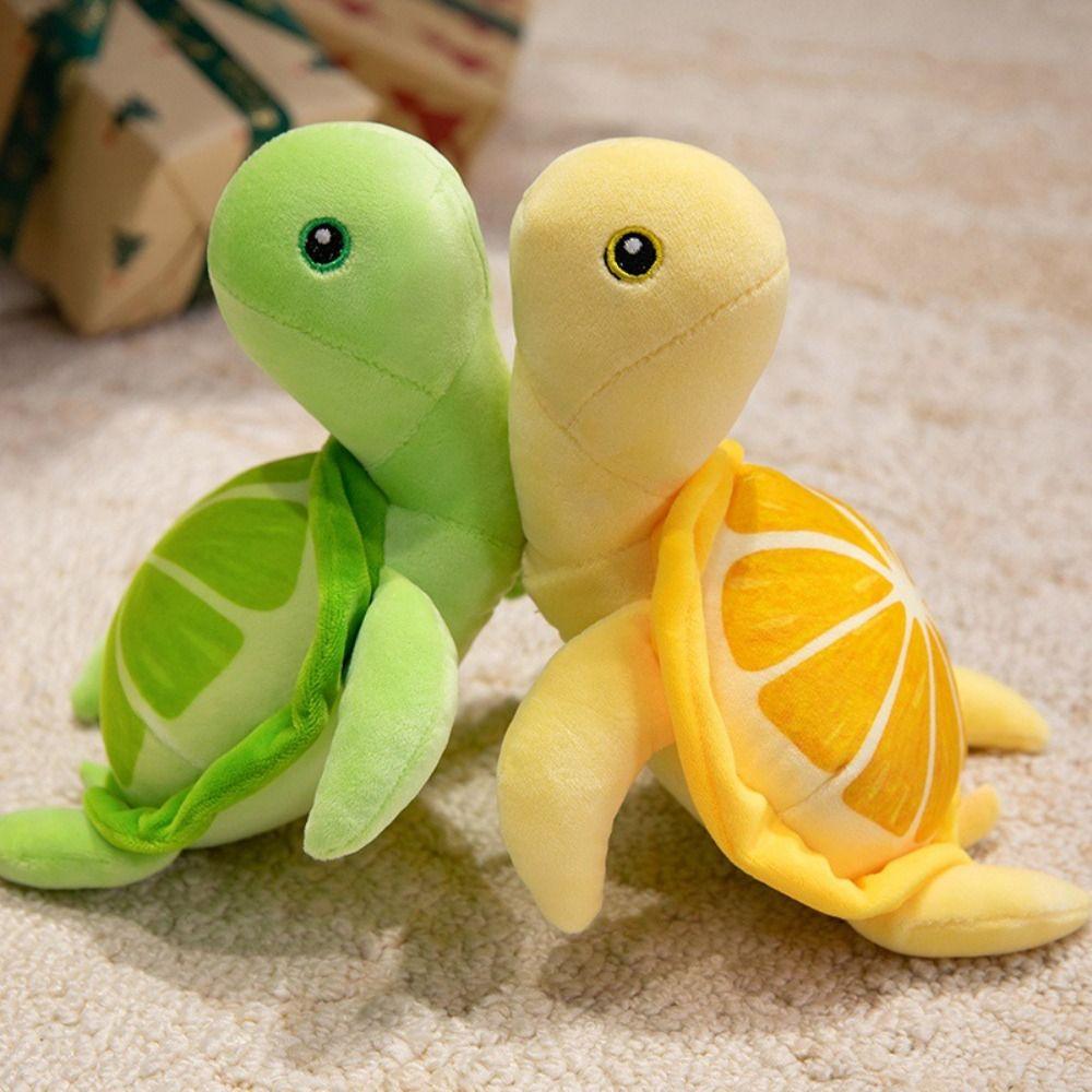 Marine Animal Lemon Tortoise Plush Toy Stuffed Animal Sea Turtle Pillow Children Gift