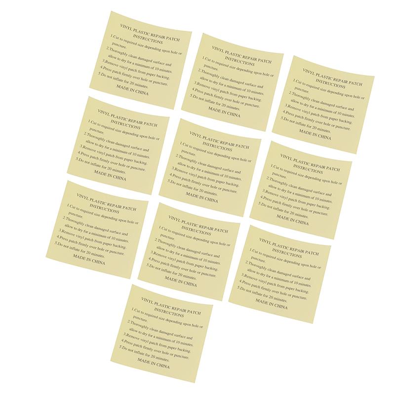 10 шт. заплатки для ремонта надувных бассейнов, прозрачная лента для проколов, наборы заплаток для надувных кроватей