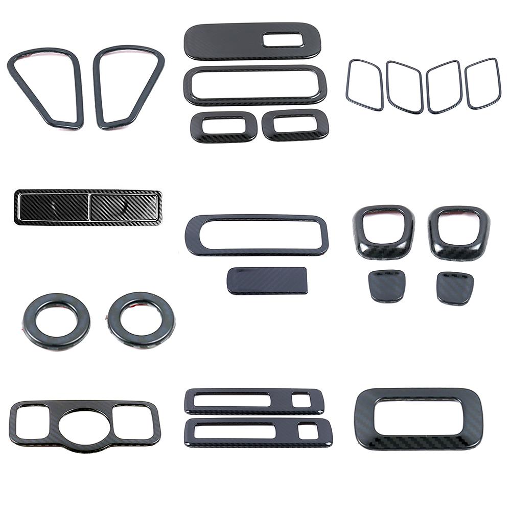 Цвет углеродного волокна для Mercedes Benz CLA Class C118 CLA180 CLA200 CLA220 CLA260 Стайлинг автомобиля Деталь интерьера Ремонт Отделка Наклейка