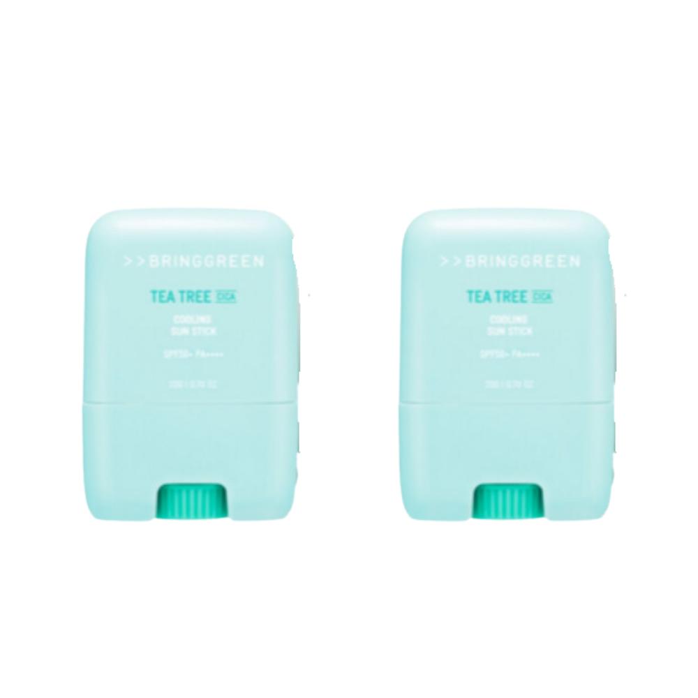 Bringgreen Tea Tree Cica Cooling Sun Stick 22g, 20g, 2 Pieces
