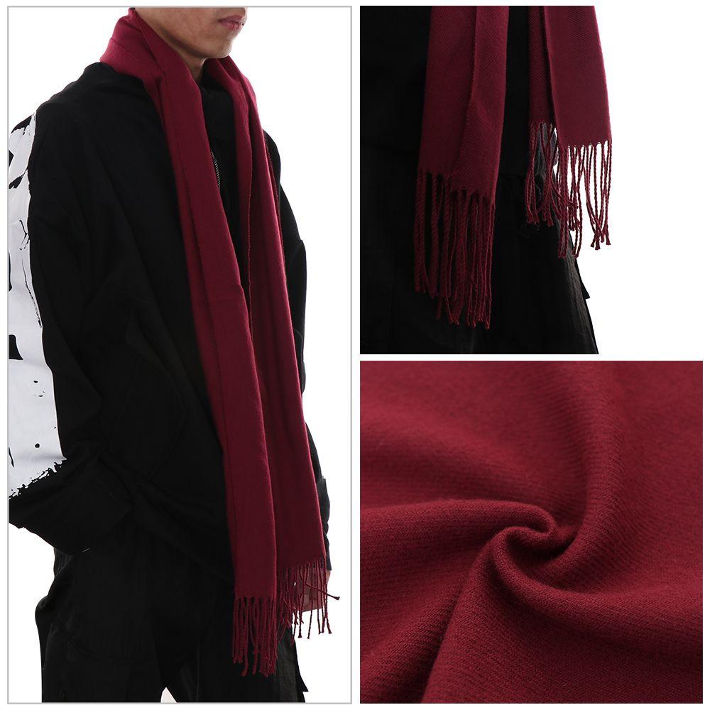 Casual Warm Soft Pure Color Cotton Scarf Long Shawl Pashmina Cotton