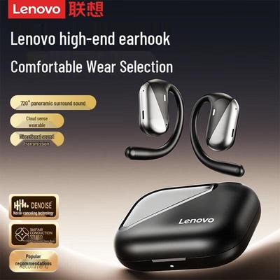 Lenovo Беспроводные Bluetooth спортивные наушники с открытым ухом и заушным креплением