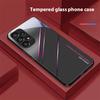 Градиентный Красный Трещина Для Samsung Galaxy S 8 9 10 20 Plus 21 FE 22 23 24 Ultra S7 Edge Черный Чехол для телефона из закаленного стекла Твердый чехол