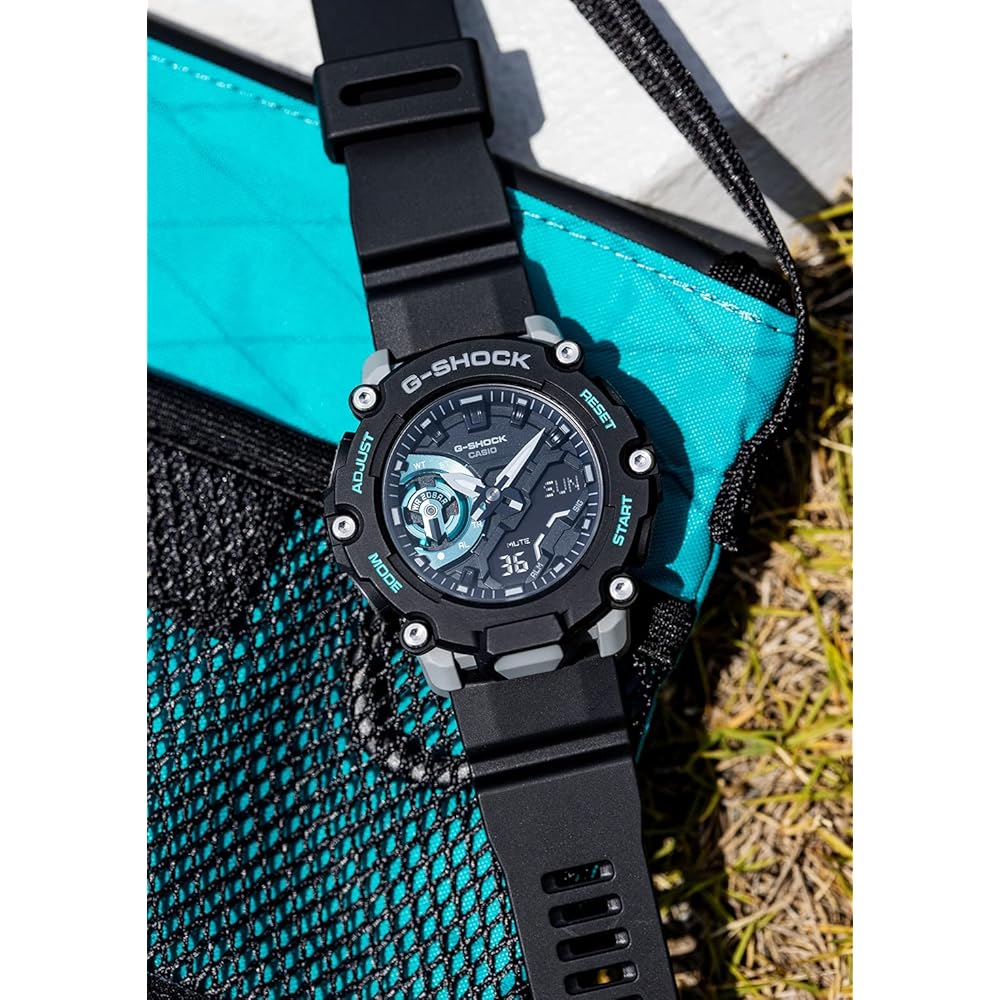 Часы Casio G-Shock (ГА-2200М-1АЖФ) со структурой Carbon Core Guard, Мужская, Черный (Официальный японский продукт)