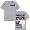 Rapper Melendi Tour 2026 Album Merch T-Shirts Mens Women Vintage Oversized Cotton T-shirt Y2K Casual High Quality Short Sleeve T Shirt
