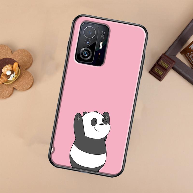 Милый панда Чехол для телефона POCO X5 X4 X3 F5 Pro M4 M5s F3 F4 GT C40 Для Xiaomi 12T 11T 13 Pro 12 Lite
