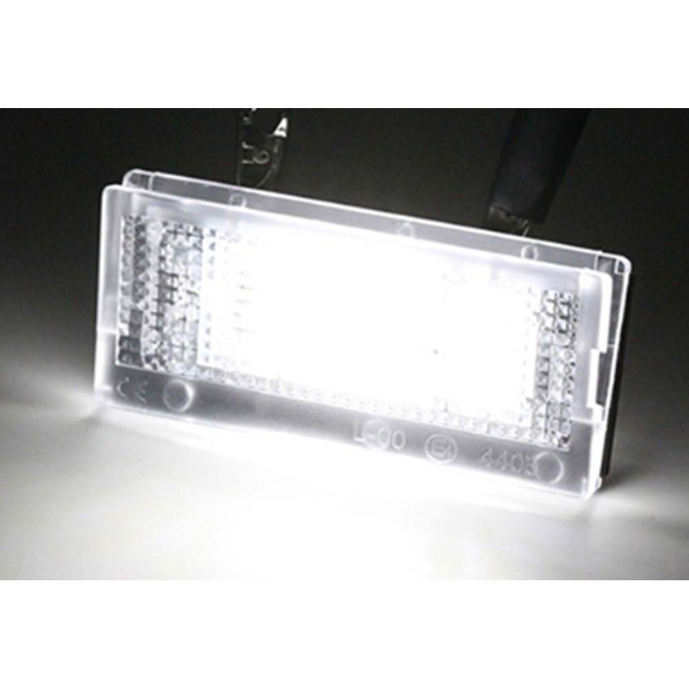 Auto Tail Light Led License Plate Light Lamp White LED Bulbs Fits For BMW 3 Series E46 4D 4DR 1998-2003 Car Accessories Kits