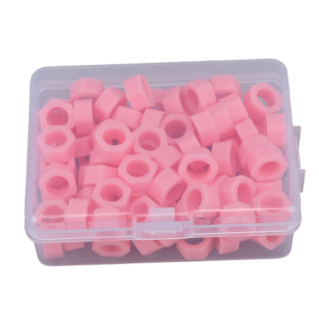 100pcs Dental Rings Silicone Color Instrument Rings for Instruments Identification