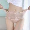 Женские кружевные трусики, сексуальное сетчатое нижнее белье, качественные трусики для здоровья, игривый бант, украшение, прозрачные удобные трусы больших размеров