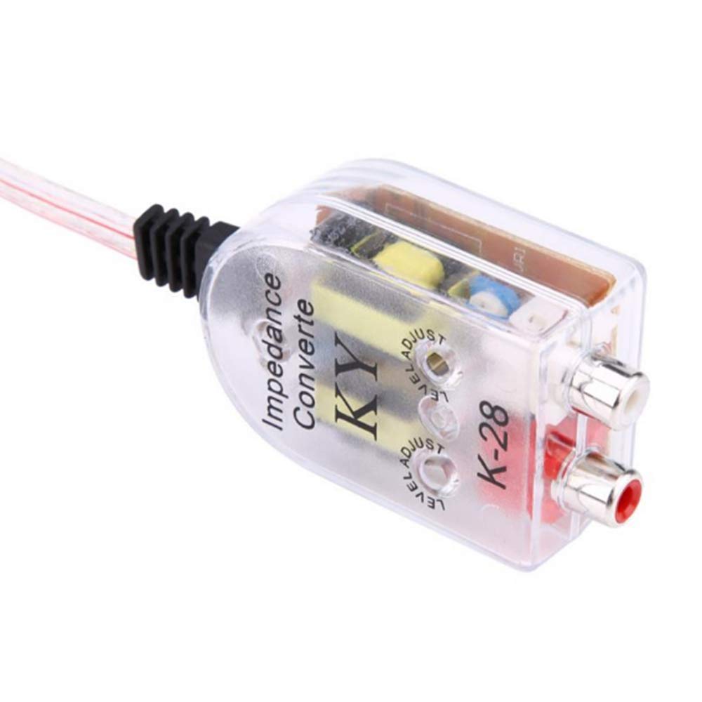 Ren He Автомобильный аудио конвертер линейного выхода для автомобиля 2-канальный преобразователь высокого/низкого уровня Динамик