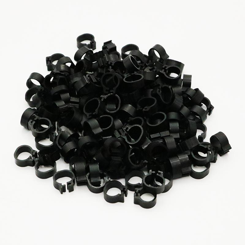 400 Pcs 8mm Bird Foot Clip Ring Pigeon Training Tools 10 Colors Bird Parrot Feeding Identification Foot Ring Animal Supplies