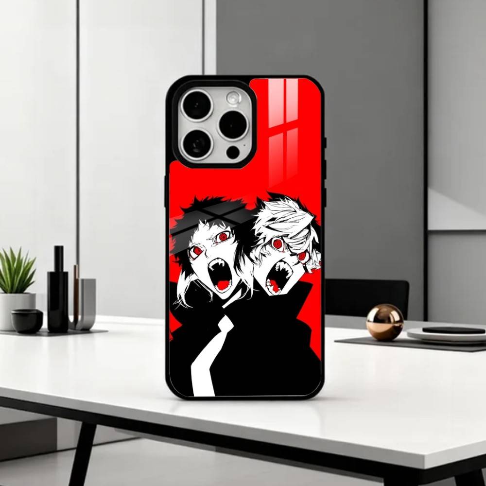 COOL B-BSD A-Акутагава Чехол для телефона для iPhone 17, 16, 15, 14, 13, 12, 11 Plus, Pro Max Магнитный для Magsafe Беспроводная зарядка