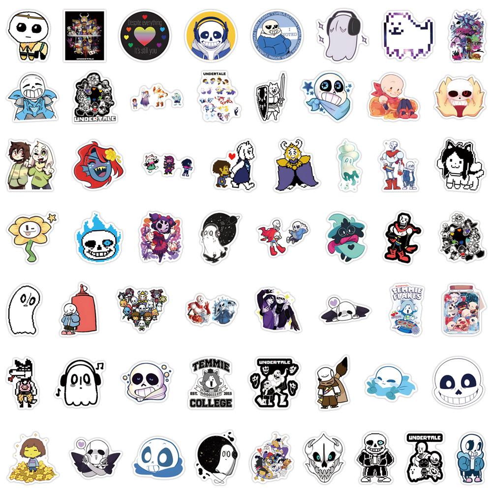 110 Новых Наклеек Graffiti Undertale Украсить Чемодан Мобильный Телефон Водостойкие Наклейки Премиум Прочные