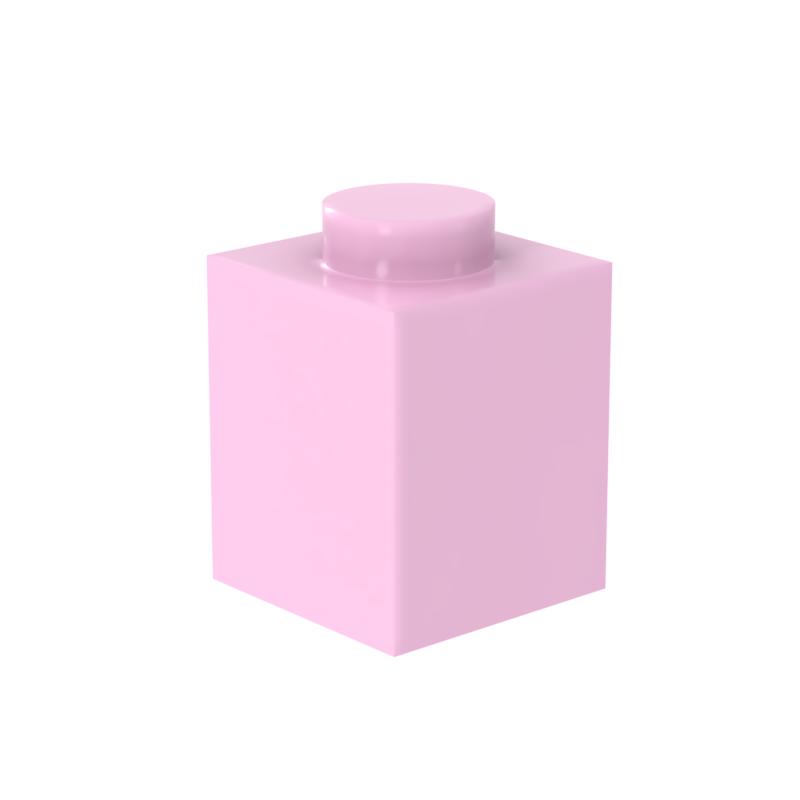 [FunBrick] 20 ШТ. Классические Строительные Блоки для DIY Толстые Фигурки Кирпичики 1x1 Точки Образовательные Креативные Совместимые с 3005 Пластик К